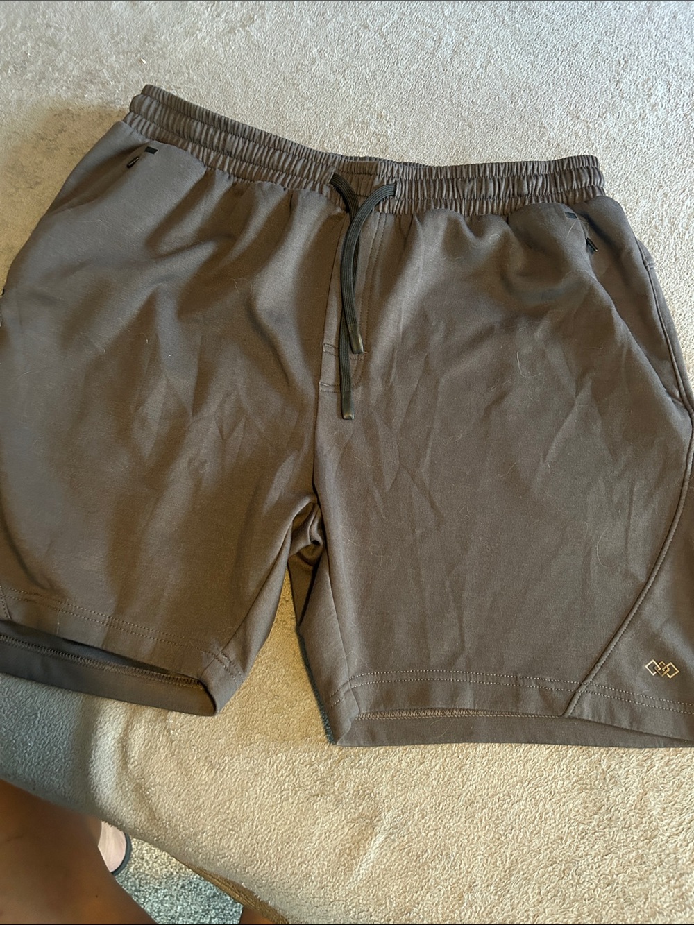 Men's Athletic Drawstring Shorts - gray